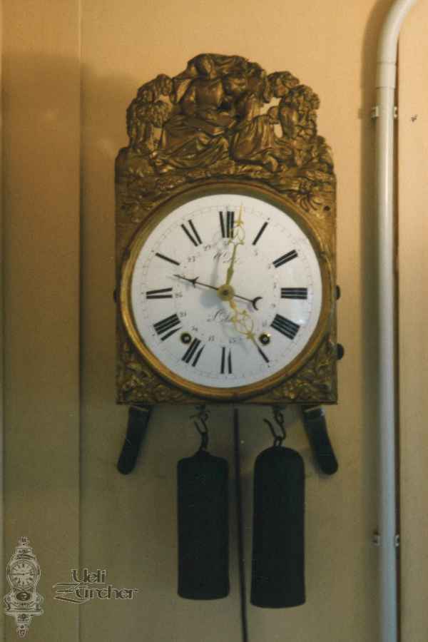 Comtoise Uhr mit Datumsanzeige - Fotoaufnahme 01.05.2009